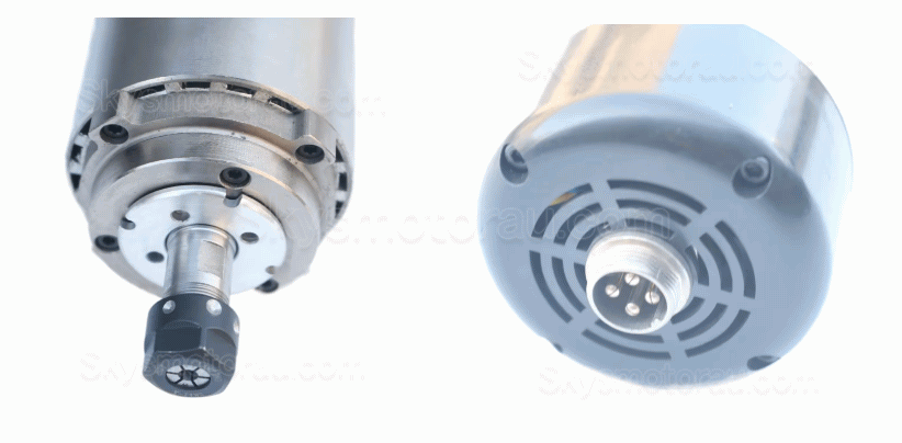 1.5kW Air Cooled CNC Spindle Motor Handi JGF-F80A-1.5KW ER11 Collet 110V/220V/380V 24000RPM 400Hz